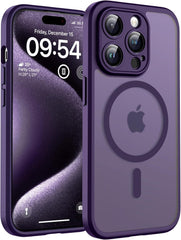 TOCOL Magnetic for Iphone 17 Pro Max Case 6.9-Inch, Compatible with Magsafe, Full Camera Protection, Built-In Magnetic Ring, Drop Protection Shockproof Translucent Matte Phone Cover