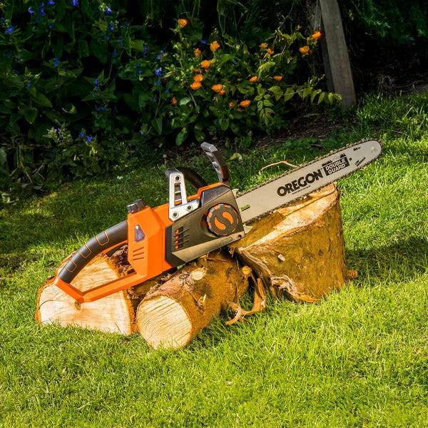 Yard Force 40V 35Cm Chainsaw + 2 X 4Ah 20V Batteries & Dual Charger