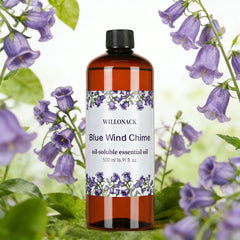 WILLONACK Large Bottle Essential Oil Refill Suitable for All Diffusers, Bulk 500ml/16.91oz with 8 Scents (White Peach, Lavender, Gardenia) - Hotel-Grade Oils for Home, Diffuser Machines, Gift Choice, Plastic Bottle Refill