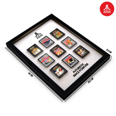 Official Atari Cartridge Wall Art Retro Gaming 3D Wall Decor Classic Arcade Cartridge Display Collectors Wall Decoration For Gaming Room Office Or Home Gift For Gamers
