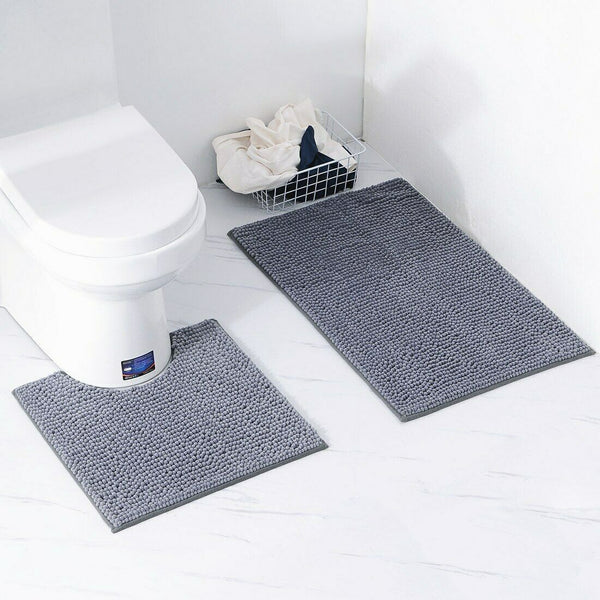 2-Piece Loop Bath Mat Set – Soft, Absorbent, and Quick-Drying Bathroom Mats with Non-Slip Backing for Safe, Comfortable, and Stylish Everyday Use