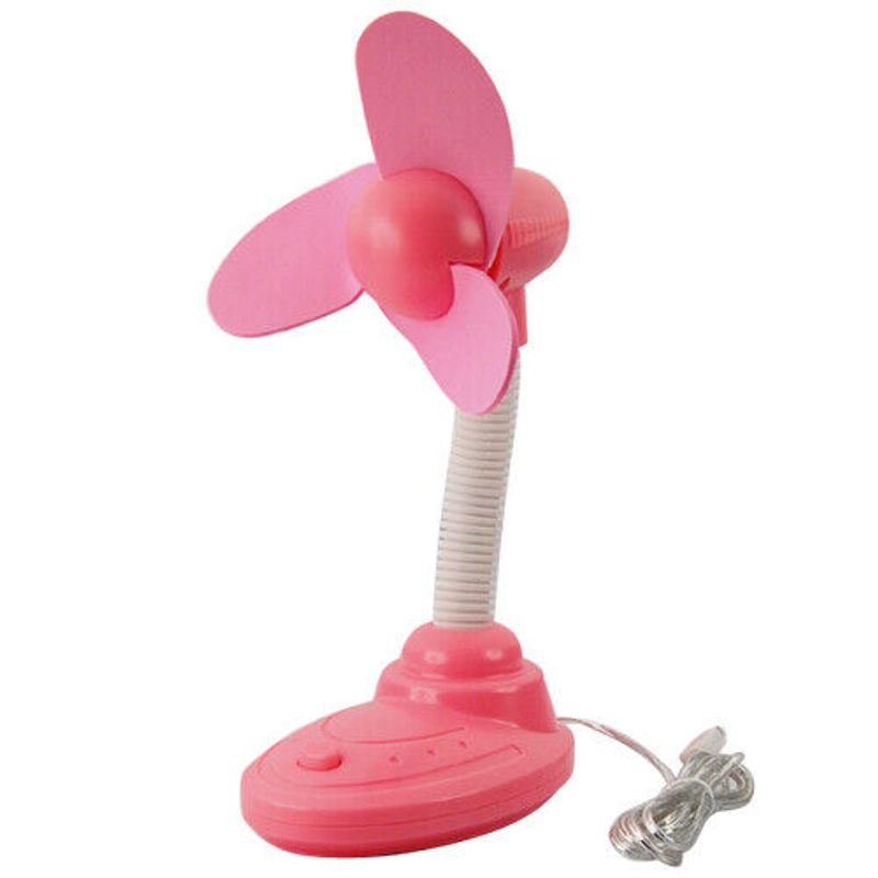 USB Desk Fan Small Electric Quiet Bedroom Quiet Silent Mini Bedroom Desk Office