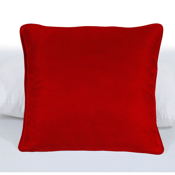 Pinstripe Cushion Cover 100%Microfiber Zip Entry Home Sofa Decor PipeEdge 18x18