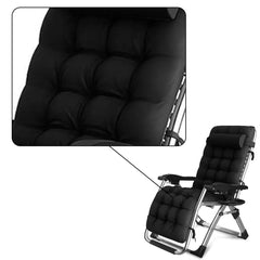 NEW Zero Gravity Chair Reclining Sun Lounger Outdoor Garden Folding Adjustable