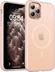 TOCOL Magnetic for Iphone 17 Pro Max Case 6.9-Inch, Compatible with Magsafe, Full Camera Protection, Built-In Magnetic Ring, Drop Protection Shockproof Translucent Matte Phone Cover