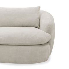 Aiden & Ivy Holley Beige Fabric 5 Piece Modular Sofa