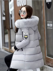 Women's thick and warm winter coat - Cold-proof jacket, suitable for daily and formal occasions - Fashionable outerwear, Women's winter clothing, formal coat, casual coat, mid-length design, easy to care for material, durable fabric