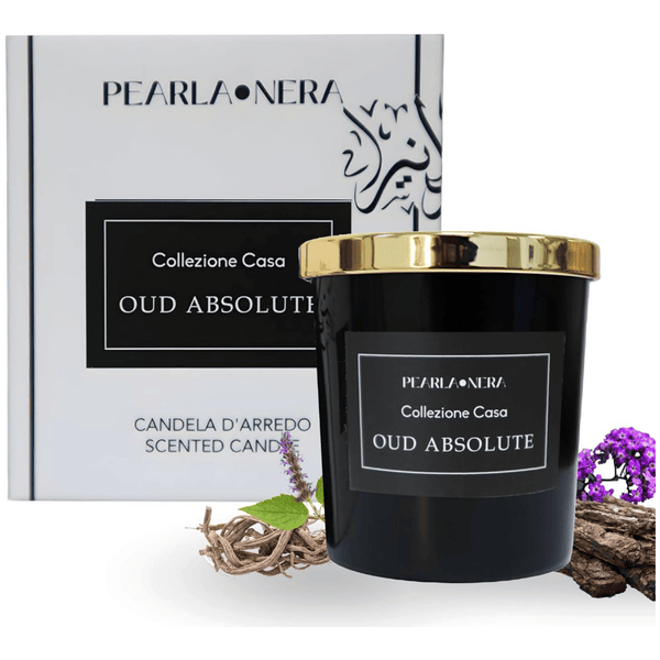 Scented Candles 7oz Soy Wax Candles for Home- Arabian Oudh Amber Rose Blossom - Meditation Aromatherapy Candle Gift Set- Relaxation Gifts for Women and Men- Upto 60 Hours