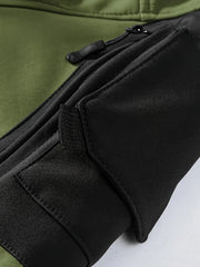 Spring Fall Men'S Jacket Fleece Jacket Outerwear, 100% Polyester, Classic Design, Windproof Warm Comfortable, Suitable for Outdoor Sports, Hiking, Camping, And