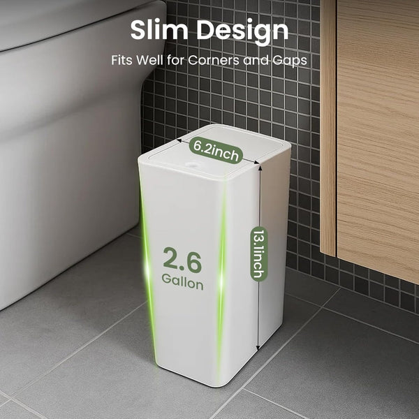 3pcs Elegant toilet bin with lid bathroom bin with lid space saving covered bathroom trash can, a must-have tool for home cleaning, suitable for living rooms, bedrooms, bathrooms, toilets, and kitchens