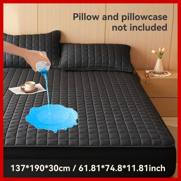 1pc Multicolor Mattress Protector, No Pillowcase And Insert Included, Soft Comfort Solid Color Fitted Sheet Bedding Cover, Minimalist Breathable Bedspread Suitable For Bedroom And Guest Room, Reusable Underpads