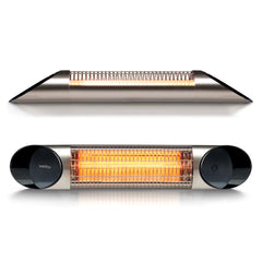 Veito Blade Mini Indoor and Outdoor Carbon Infrared Heater - Silver