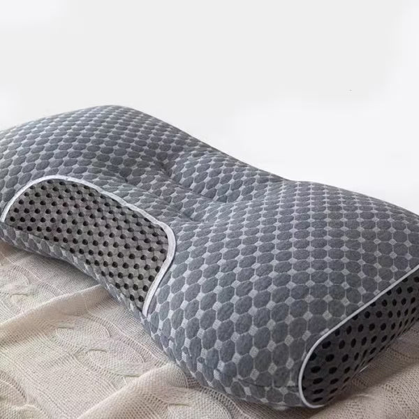 Pack of 2/1 Sleeping Pillows, Ergonomic Neck Support Pillow, Adjustable Contour Support Pillow for Deep Sleep, Breathable Skin-Friendly, Moisture-Wicking, All-Season-1000/2000g