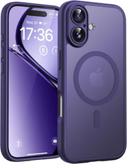TOCOL Magnetic for Iphone 17 Pro Max Case 6.9-Inch, Compatible with Magsafe, Full Camera Protection, Built-In Magnetic Ring, Drop Protection Shockproof Translucent Matte Phone Cover