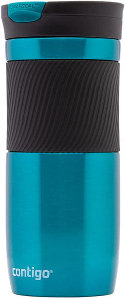 Contigo Byron Snapseal Travel Mug | Stainless Steel Thermal Mug | Vacuum Flask | Leakproof Tumbler | Coffee to Go Mug with BPA Free Easy-Clean Lid