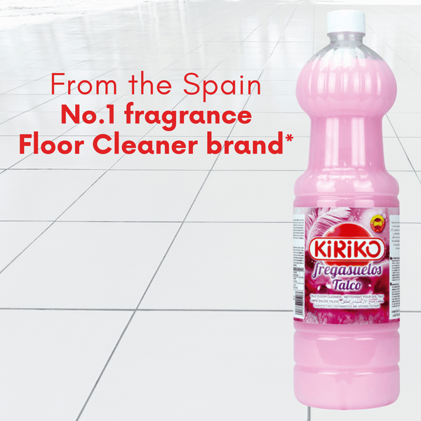 Kiriko 6pcs Spanish Cleaning Products Bundle Gift Set, 1.5L Each, Multipurpose Floor Cleaner with Pine Tree, Morning Glory, Flowers, Jabon De Marsella, Talc & Lemon Scent
