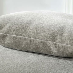 Aiden & Ivy Sereen Beige Fabric Armless Chair