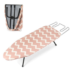 Ironing Board Foldable Mini Ironing Board Tabletop Ironing Board Foldable Portable Design with Built-in Iron Rest, Non-Slip Legs, Lightweight for Small Spaces, Dorms, Apartments