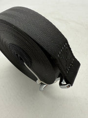 65ft 20m Long Dog Training Leads Obedience Recall Leash Large 25mm Wide in Black