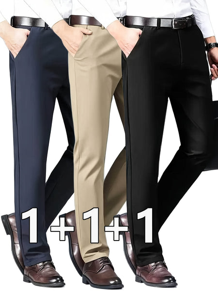[Tongtongbang OBM] 3pcs Set Men'S Classic Stretch Trousers Casual All-Match Daily Long Pants