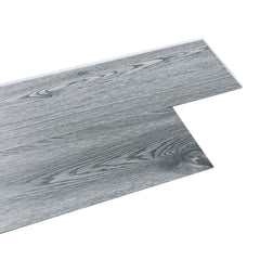 7/21/36pcs Grey Wood Effect Wall Panels Self-adhesive Floor Planks, 1/3/5m² PVC Flooring Vinyl Floorboard Floor Tiles for Living Room, Bedroom, Kitchen