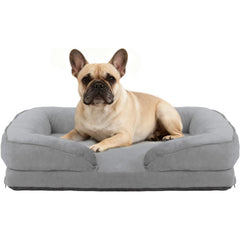 Orthopedic Dog Bed with Removable CoverFoam Pet Mattress for All-Season Comfort, Non-Slip Bottom, Fits Medium/Large/Small Dogs, Cozy Bedroom Accessory