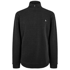 Jack Wills Men'S Melange 1/4 Zip Jumper in Black