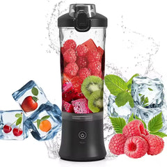 1pc, 20oz Portable Blender with USB Rechargeable Battery, Fresh Juice, Compact Design for On-the-Go Nutrition