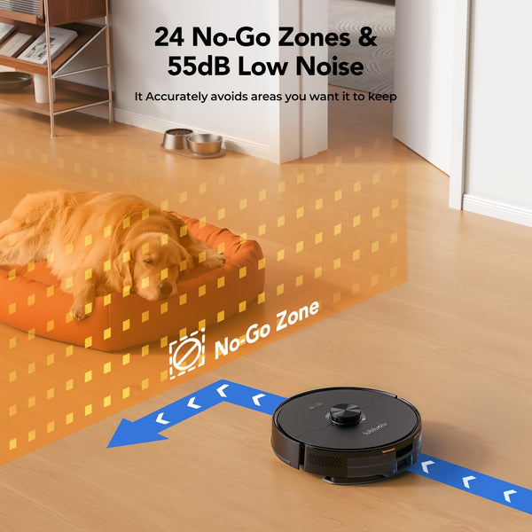 3-in-1 Robot Vacuum and Mop | 6000Pa Strong Suction, 3.0L Dust Bag, 70-Day Self-Emptying, 360° PSD Obstacle Avoidance, Multi-Floor Mapping, WiFi/Alexa/APP Control, L15MAX, Lubluelu Brand