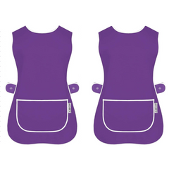 Pack of 2 Tabard Apron | Aprons for Men, Women, and Ladies | Professional Cooking Aprons with 2 Pockets | Adjustable Kitchen Apron for Baking, BBQ, Grilling, Gardening, Crafting, Cleaning, Painting, Barista, Restaurant Work | Cute & Stylish Gift Apron for