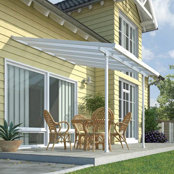 Palram Canopia Feria 3 Veranda Patio Cover, White in 4 Sizes