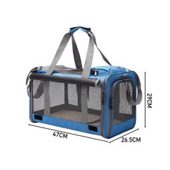 Large Pet Carrier Bag Portable Soft Fabric Fold Dog Cat Puppy Travel Bag in UK