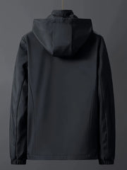 Windproof Detachable Hooded Jacket Korean Style Loose Fashion Handsome Casual Men's Top