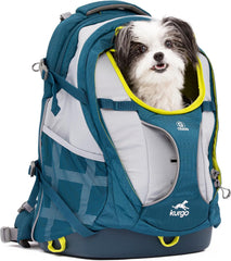 Kurgo G-Train Pack, Carrier Backpack for Small Dogs and Cats, Ideal for Hiking or Travel, Waterproof Bottom, Chili Red