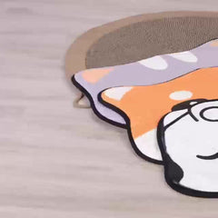 Cartoon Animal Flannel Bath Mat