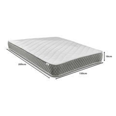 SleepMax Diamond Hybrid 18cms Deep Innerspring & Memory Foam Mattress