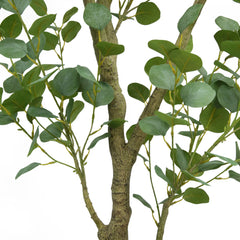 Artificial 6.5Ft Eucalyptus Tree in French Crock Planter