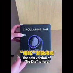 2025 New Upgrade Large Battery Portable Fashion Desk Fan Air Conditioner, 5-Speed Wind Cooling