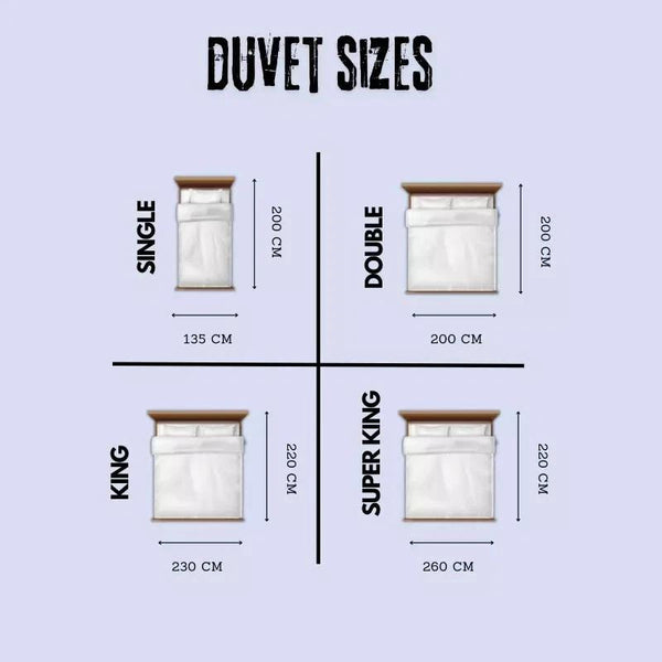 ELAFY Hotel Quality Duvet Quilt Size Single Double Super King All Tog 4.5 10.5 13.5 15 All Seasons Duvet
