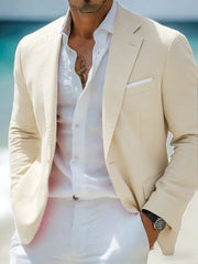 The Suit Jacket Is Suitable for Casual Outings and Wedding Banquets