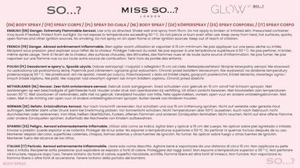 Miss So...? Mini Galore Womens Body Fragrance Gift Set 4X50Ml