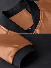 New Jacket, American Style Men's Coat, Men's Jacket, Youth Motorcycle Jacket, Baseball Collar Workwear Jacket, Business Gentleman's Men's Fashion, Trendy, Comfortable, Casual, Versatile, Slimming and Height-Enhancing, Streetwear Brand Jacket