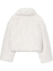Faux Winter Warm Fashion Plush Top Short Coat for Women