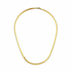 14Ct Yellow Gold Herringbone Necklace