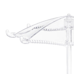 Hanging Jewellery Storage with Umbrella Shaped Jewellery Rack, Desktop Cosmetics Holder, Layered Storage Space, Rotatable Cosmetics Stand 360° Rotatable Makeup Organizer for Jewellery Makeup Storage,Desktop Decoration