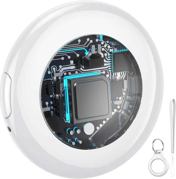 Air Tag Tracker Bluetooth Item Finder-4 Pack, Compatible with Apple Find My APP (Ios Only), 100Db Beep Smart Tag, Replaceable Battery, Item Finder and Locator for Keys/Luggage/Bags/Wallets Etc., Black