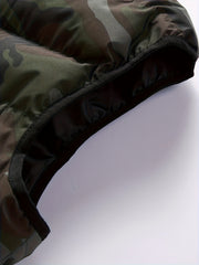 Men's Premium Camouflage Vest, Lightweight Warm Sleeveless Winter Jacket with Zippered Pockets and Stand-up Collar, Breathable Camo Outdoor for Hiking, Hunting, Camping, Fishing - Layered Clothing Style, Perfect as a Holiday Gift