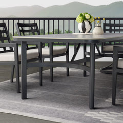 Agio Formia 7 Piece Cushioned Dining Patio Set + Cover