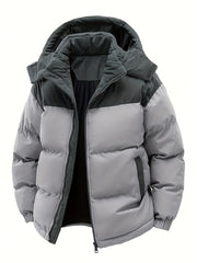 SIJIDOUPick:Men's Winter Hooded Warm Padded Jacket Stylish Trendy Thickened Coat for Autumn/Winter