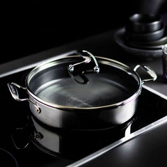 Circulon C-Series Saute Pan with Lid, 30Cm